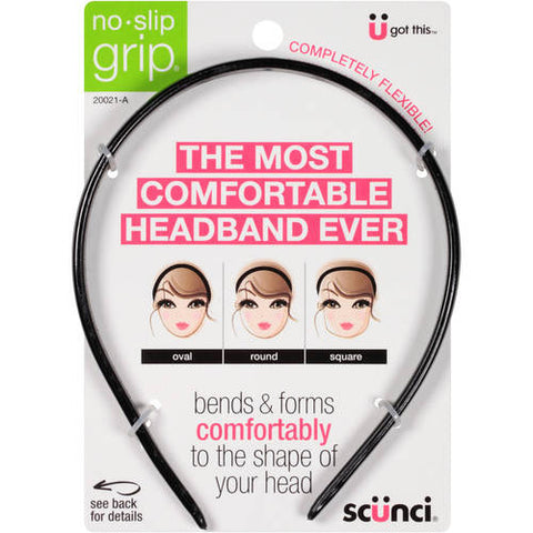 SCUNCI - No-Slip Grip Bendable Headband