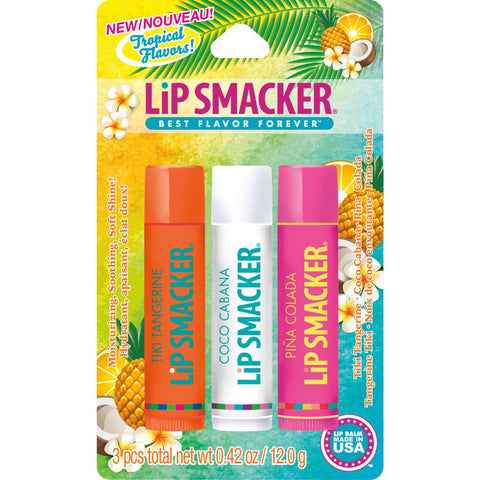 LIP SMACKER - Tropical Fever Lip Balm Trio
