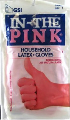 GLOVE - In-The Pink Deluxe Latex Gloves Medium