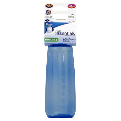 GERBER - First Essentials Baby Bottle Plastic Pastel