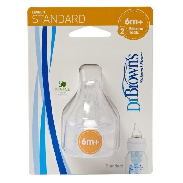 DR. BROWN'S - Standard Level 3 Nipples 3 (6+ Months)