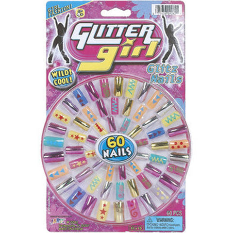JA-RU - Glitter Girl Glitz Nails 7"x10"