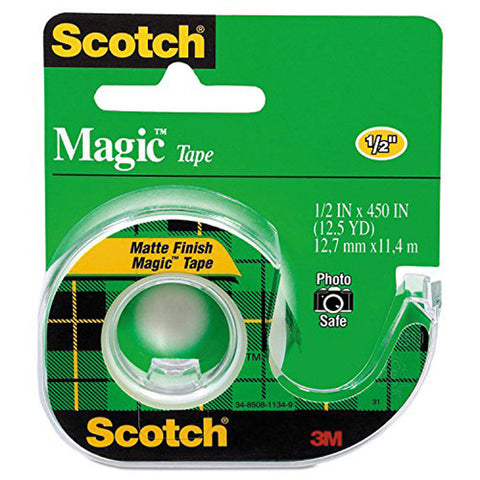 SCOTCH - Magic Tape with Plastic Dispenser