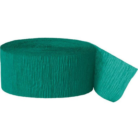 UNIQUE - Emerald Green Crepe Paper Streamers