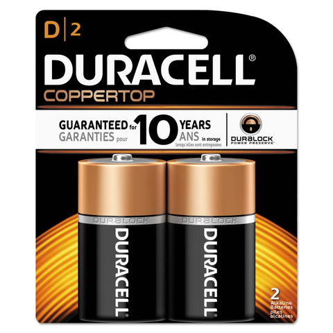 DURACELL - CopperTop D Alkaline Batteries