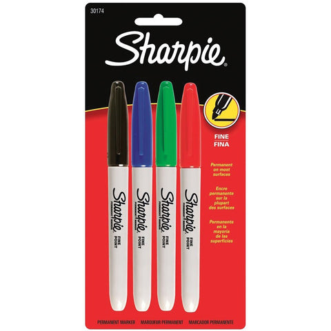 SHARPIE - Fine Point Permanent Marker Assorted Colors