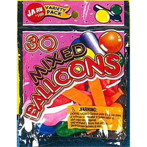 JA-RU - Mixed Balloons 5.5 x 7 inch