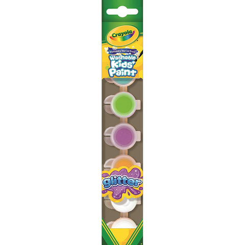 CRAYOLA - Washable Kid's Paint with Glitter Special Effects