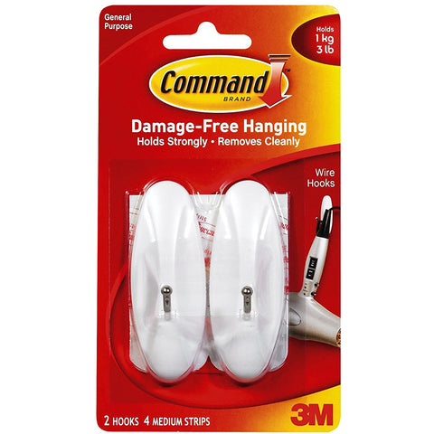 COMMAND - Medium Wire Hooks