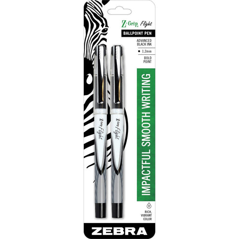ZEBRA - Z-Grip Flight Stick Smooth Advanced Ink Low Viscosity 1.2mm Black