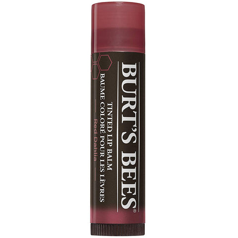 BURT'S BEES - 100% Natural Tinted Lip Balm, Red Dahlia