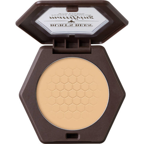 BURT'S BEES - 100% Natural Mattifying Powder Foundation, Bare