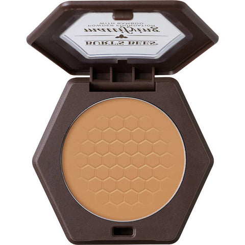 BURT'S BEES - 100% Natural Mattifying Powder Foundation, Nutmeg