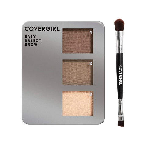 COVERGIRL - Easy Breezy Brow Powder Kit, Rich Brown