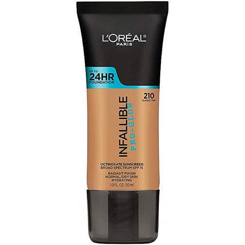 L'OREAL - Infallible Pro-Glow Foundation, Classic Tan
