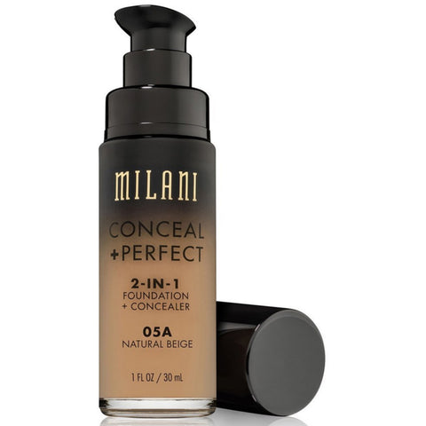 MILANI - Conceal + Perfect 2-in-1 Foundation Concealer, Natural Beige