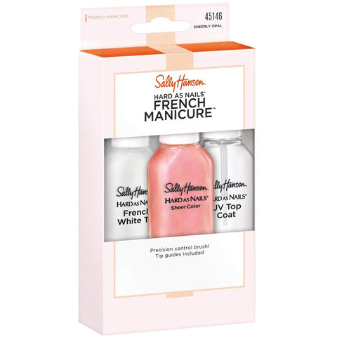 SALLY HANSEN - Hard as Nails French Manicure Sheerly Opal Kit