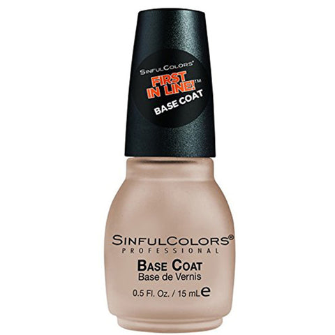 SINFULCOLORS - First In Line Base Coat Nail Treatment