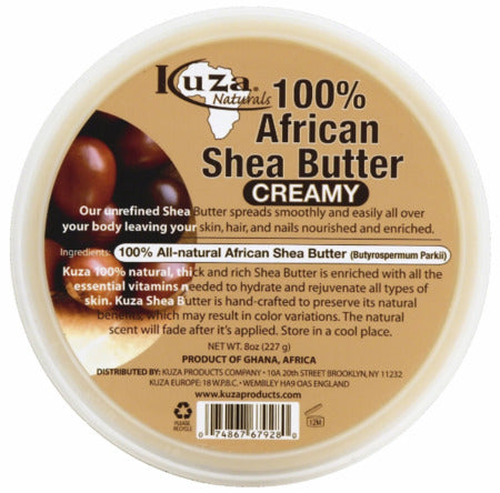 KUZA Naturals 100 % African Shea Butter Creamy