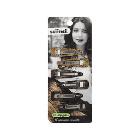 CONAIR Color Match No Slip Barettes Brunette