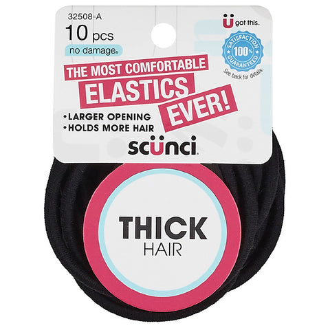 SCUNCI Extra Thick Hair Elastics