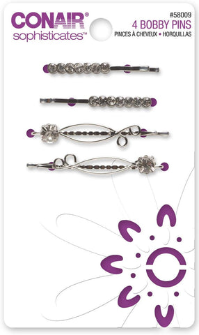 SCUNCI Real Style Spotlight Stone Bobby Pins