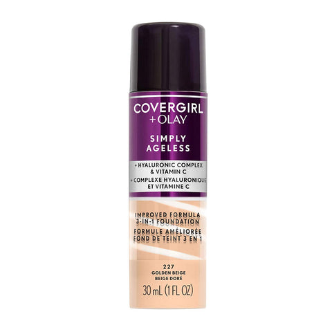 COVERGIRL Simply Ageless 3in1 Liquid Foundation Golden Beige