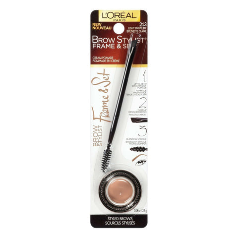 L'OREAL Brow Stylist Frame & Set Light Brunette