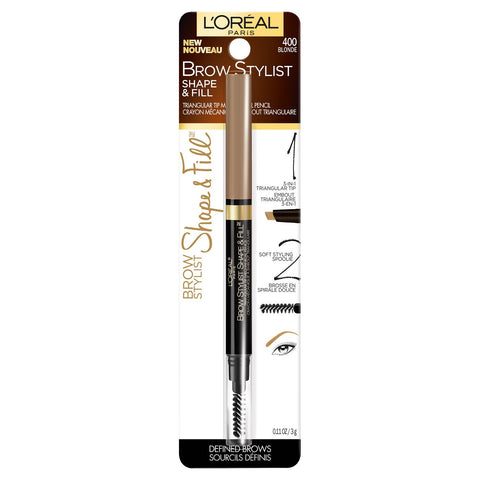 L'OREAL Brow Stylist Shape & Fill Mechanical Pencil Blonde