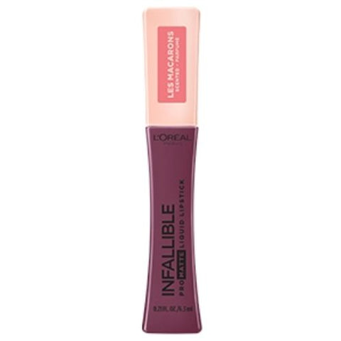 L'OREAL Infallible Pro-Matte Les Macarons Scented Liquid Lipstick Blackcurrant Crush