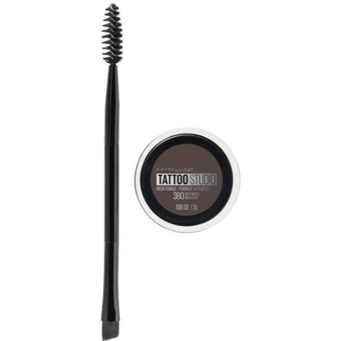 MAYBELLINE TattooStudio Brow Pomade Eyebrow Makeup Deep Brown