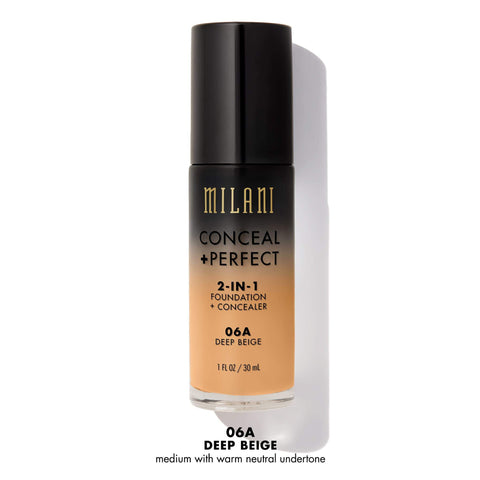 MILANI Conceal + Perfect 2-In-1 Foundation Concealer Deep Beige