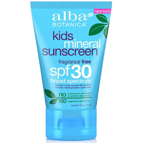 ALBA BOTANICA - Very Emollient Kids Mineral Sunscreen SPF 30