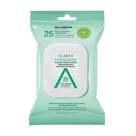 ALMAY - Biodegradable Clear Complexion Makeup Remover Cleansing Towelettes