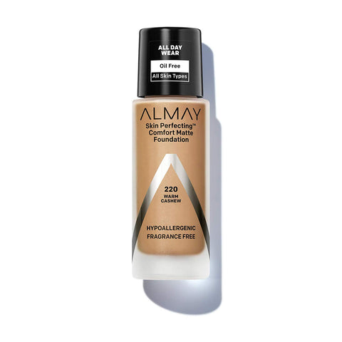 ALMAY - Skin Perfecting Comfort Matte Foundation Warm Cashew 220