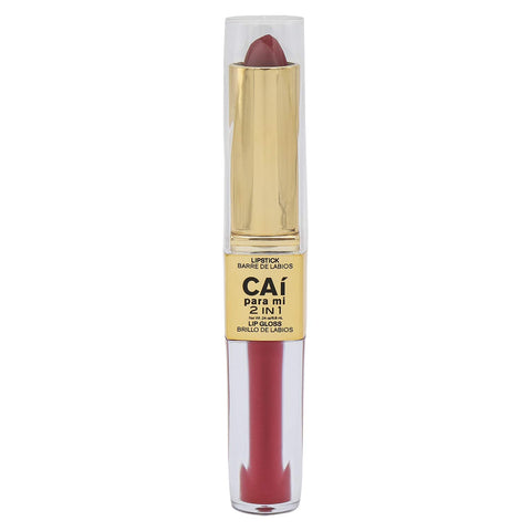 CAI PARA MI - 2-in-1 Lipstick and Lip Gloss Flame