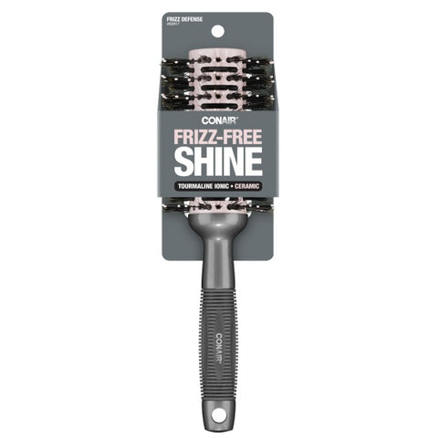 CONAIR - Frizz-Free Shine Vented Round Alternating Bristles Brush Large