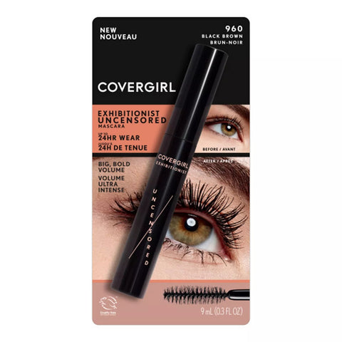 COVER GIRL - Exhibitionist Uncensored Mascara Black Brown