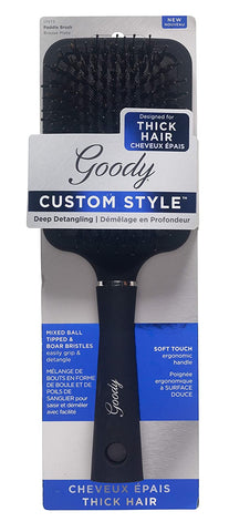 GOODY - Custom Style Paddle Brush for Thick Hair Black