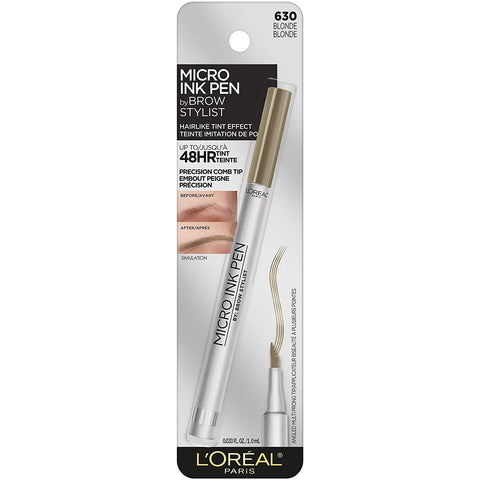 L'OREAL - Brow Stylist Micro Ink Pen Up to 48HR Wear Blonde 630