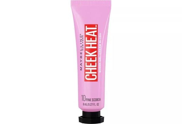 MAYBELLINE - Cheek Heat Sheer Gel Cream Blush Pink Scorch 10