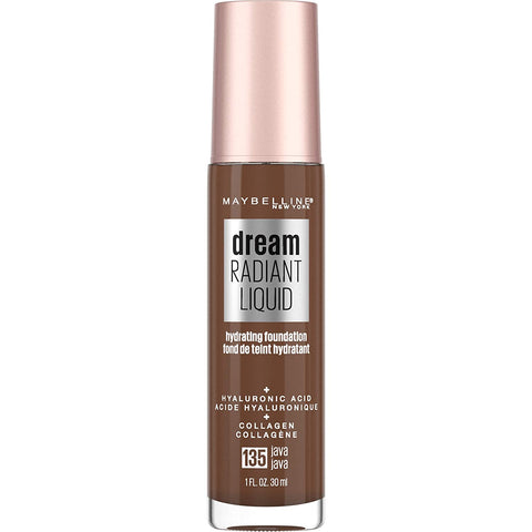 MAYBELLINE - Dream Radiant Liquid Hydrating Foundation Medium Coverage Java 135