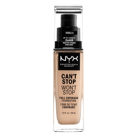 NYX - Can't Stop Won't Stop 24HR Full Coverage Foundation Vanilla