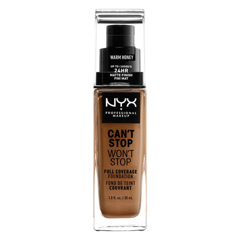 NYX - Can't Stop Won't Stop 24HR Full Coverage Foundation Warm Honey