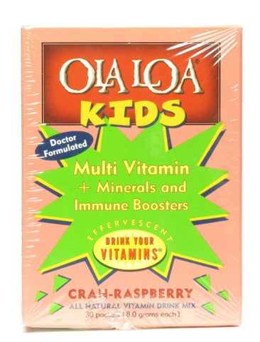 Ola Loa Cran Raspberry Kids Multi Vitamin