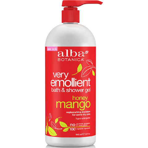 ALBA BOTANICA - Very Emollient Bath & Shower Gel Honey Mango