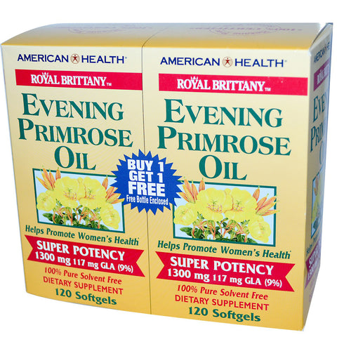 AMERICAN HEALTH - Royal Brittany Evening Primrose Oil Twin Pack 1,300 mg