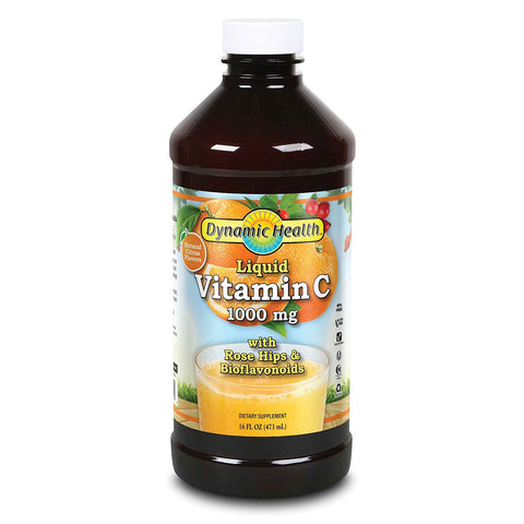 DYNAMIC HEALTH - Liquid Vitamin C 1000 mg with Rose Hips & Bioflavonoids