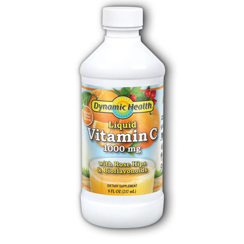 DYNAMIC HEALTH - Liquid Vitamin C 1000 mg with Rose Hips & Bioflavonoids