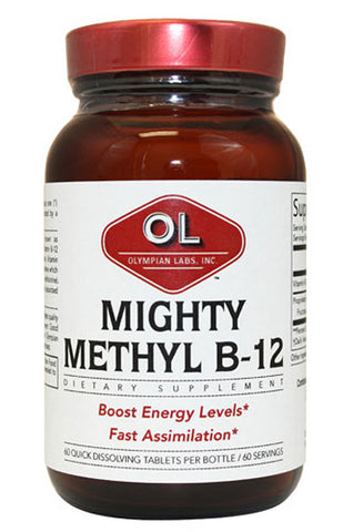 Olympian Labs Mighty Methyl Vitamin B 12 Sublingual